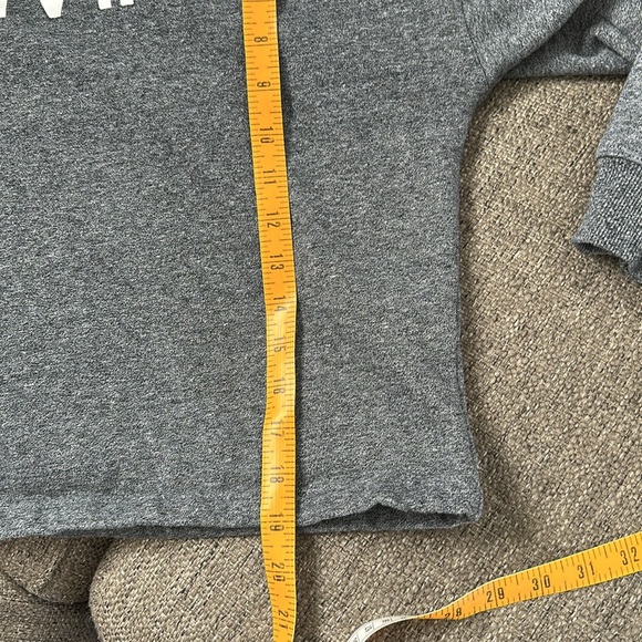 Calvin Klein Women’s Charcial Gray Cropped Sweatshirt Medium - Picture 5 of 7